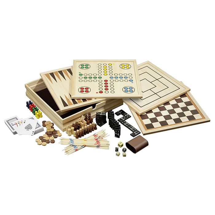 hoog kalender hand Philos houten game set Compendium 10 - medium online kopen | Buffalo.nl