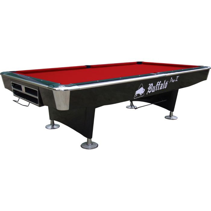 princip frakobling storm Buffalo Pro-II Pool Table 9ft Black, Drop Pocket shop online | Buffalo.nl