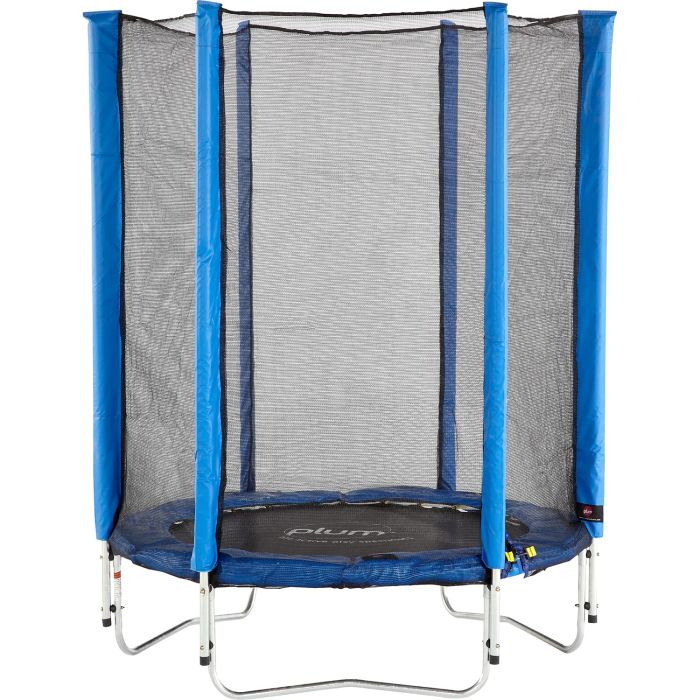 Goedkeuring Dekking ontmoeten Plum trampoline Junior met veiligheidsnet blauw 4,5ft online kopen |  Buffalo.nl