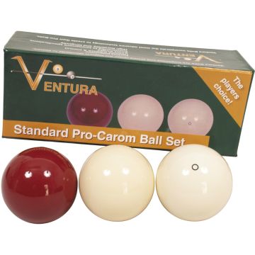 Ventura biljart ballen set 61.5mm Dark red online kopen | Buffalo.nl