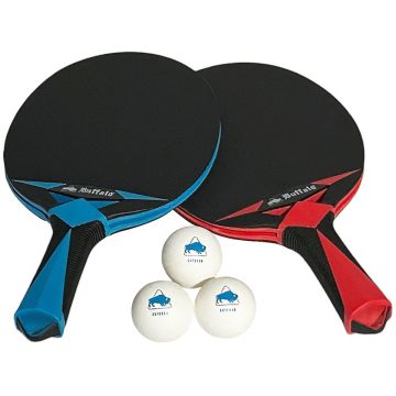 Buffalo Duo outdoor tafeltennisbat set online kopen | Buffalo.nl