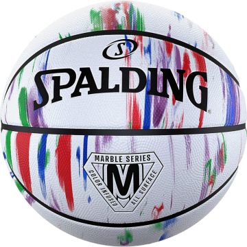 Spalding Marble Rainbow basketbal wit maat 7 online kopen | Buffalo.nl