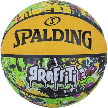 Spalding Graffiti basketbal geel maat 7 online kopen | Buffalo.nl