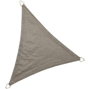 NC Outdoor schaduwdoek driehoek antraciet 500x500x500 cm online kopen | Buffalo.nl