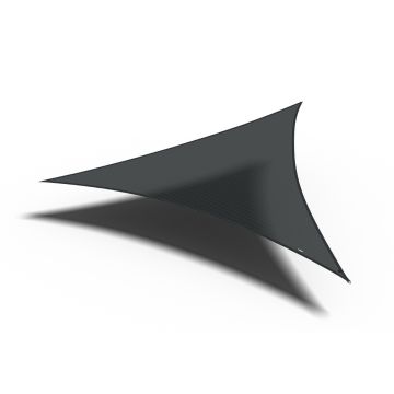 Coolfit schaduwdoek driehoek zwart 360x360x360 cm online kopen | Buffalo.nl
