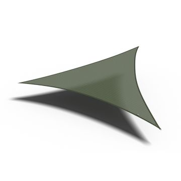 Coolfit schaduwdoek driehoek olijfgroen 360x360x360 cm online kopen | Buffalo.bk