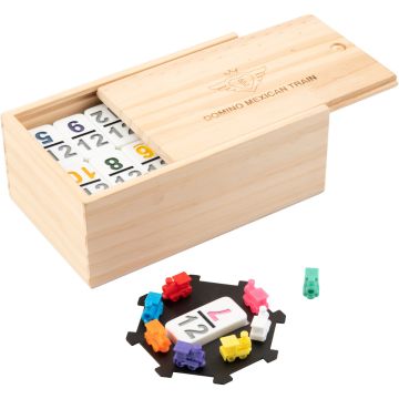 Mexican Train Dubbel 12 nummers Dominospel