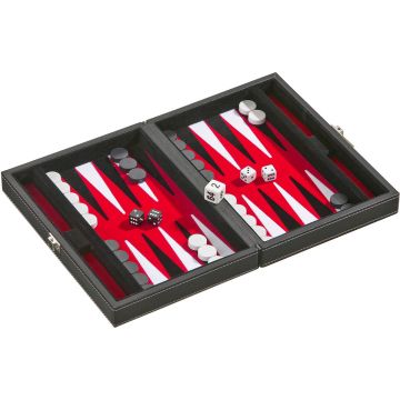 Philos Backgammon Tinos klein rood 23x16.5cm online kopen | Buffalo.nl