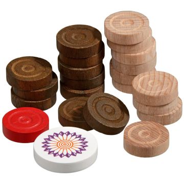 Philos Classic Carrom playing pieces set