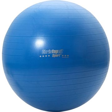 Christopeit Gym bal 75cm incl. pomp blauw online kopen | Buffalo.nl